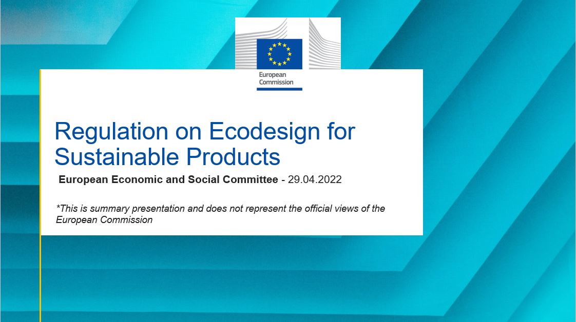 Regulation on Ecodesign for Sustainable Products