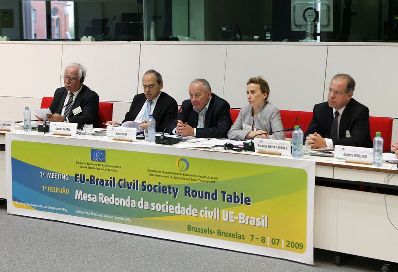 Photo of the 1st EU-Brazil Round Table