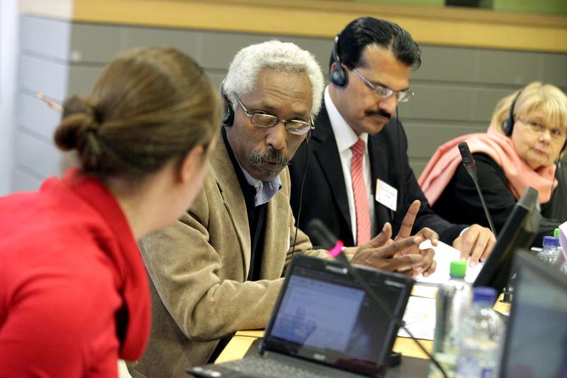 Photo 11 : Discussions at the roundtable