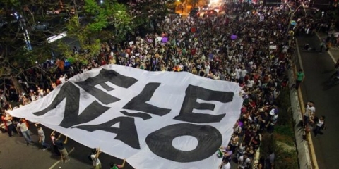 Demonstration against Bolsonaro