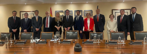 Stefana Mallia, Spanish EESC Employers' Group members and CEOE representatives