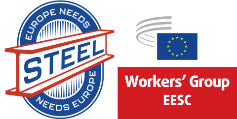 Europe needs steel logo plus Workers' Group logo