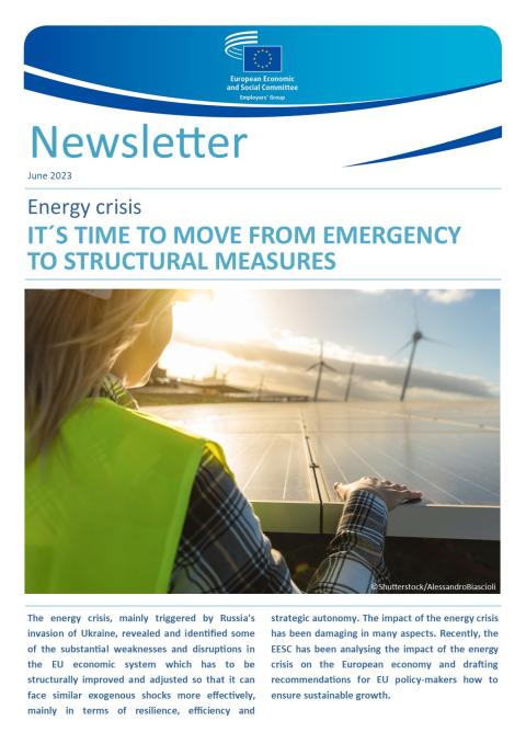 Front page of Employers' Group Newsletter