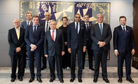 President Röpke meets UN Secretary-General António Guterres President Röpke meets UN Secretary-General António Guterres