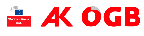 Workers' Group AK and ÖGB logos