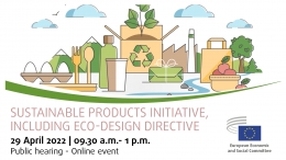 Sustainable products initiative, including Eco-design Directive - public hearing