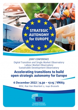 Accelerating transitions to build open strategic autonomy for Europe