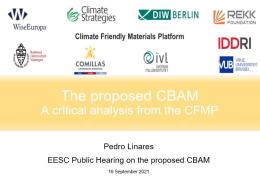 A Critical Analysis from the CFMP